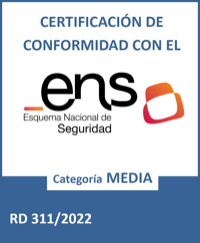 Distintivo ENS Certificación Media
